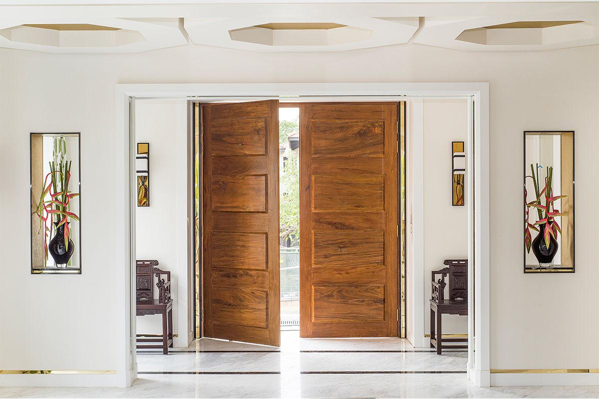 Wooden doors and matching door frames at Quality Wood